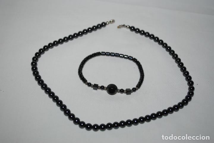 Joyeria: CONJUNTO DE COLLAR Y PULSERA DE HEMATITA - Foto 1