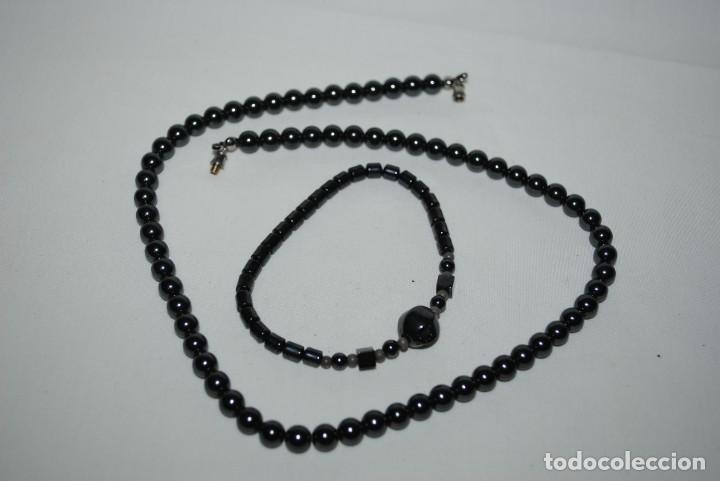 Joyeria: CONJUNTO DE COLLAR Y PULSERA DE HEMATITA - Foto 2