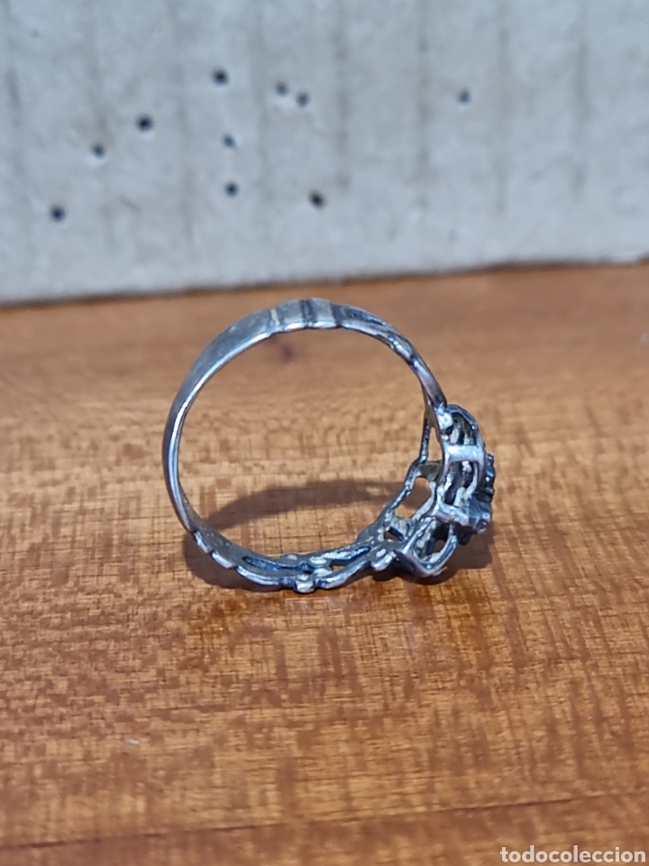 Joyeria: ANILLO DE PLATA VINTAGE CON PIEDRAS - Foto 3