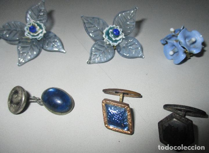 Joyeria: Lote pendientes y gemelos, antiguos - Foto 3