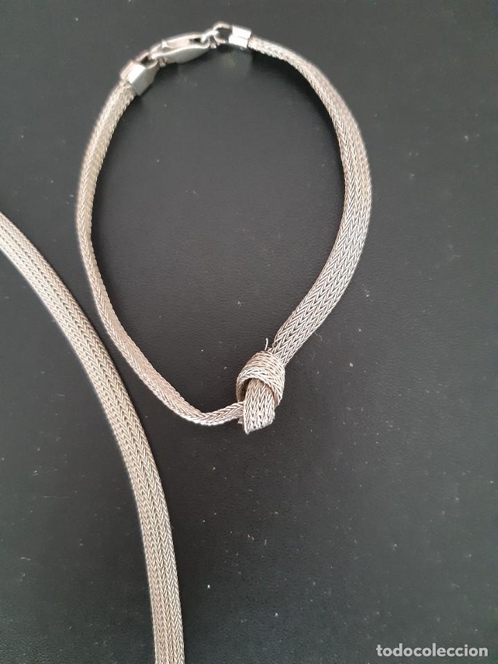 Joyeria: Collar y pulsera de plata - Foto 3