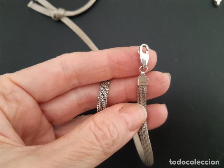 Joyeria: Collar y pulsera de plata - Foto 4