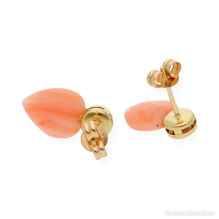 Joyeria: PENDIENTES DE ORO / CIRCONITAS / CORAL / CORAZ&Oacute;N - Foto 2