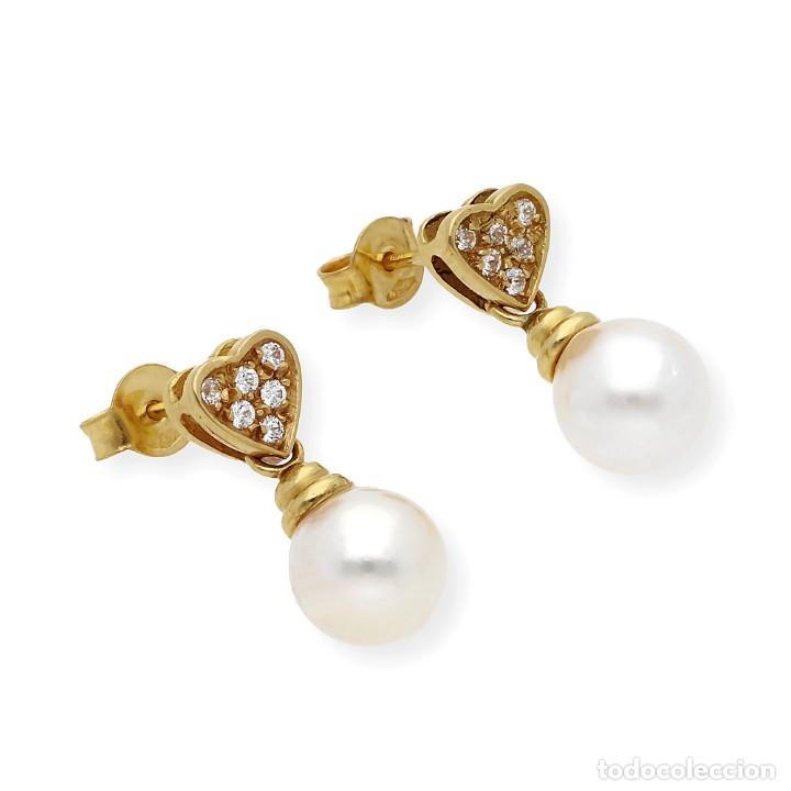 Joyeria: PENDIENTES DE ORO / CIRCONITAS / PERLAS - Foto 1