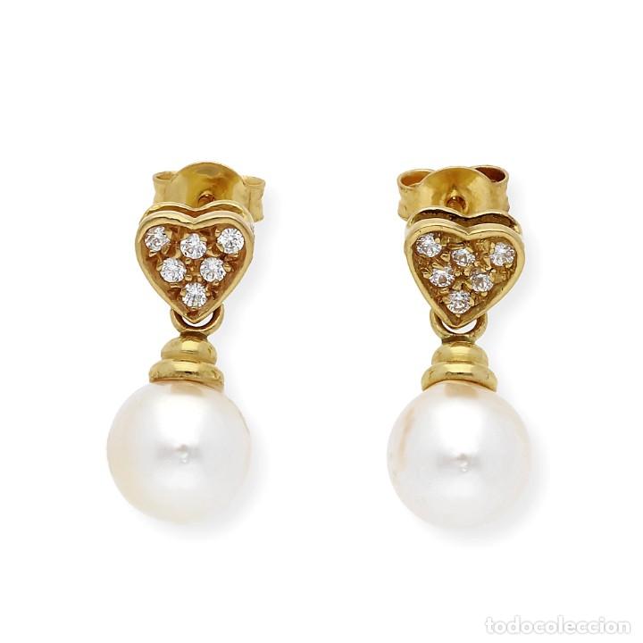 Joyeria: PENDIENTES DE ORO / CIRCONITAS / PERLAS - Foto 3
