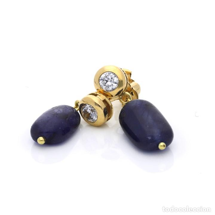 Joyeria: PENDIENTES DE ORO / CIRCONITAS / ZAFIRO - Foto 1
