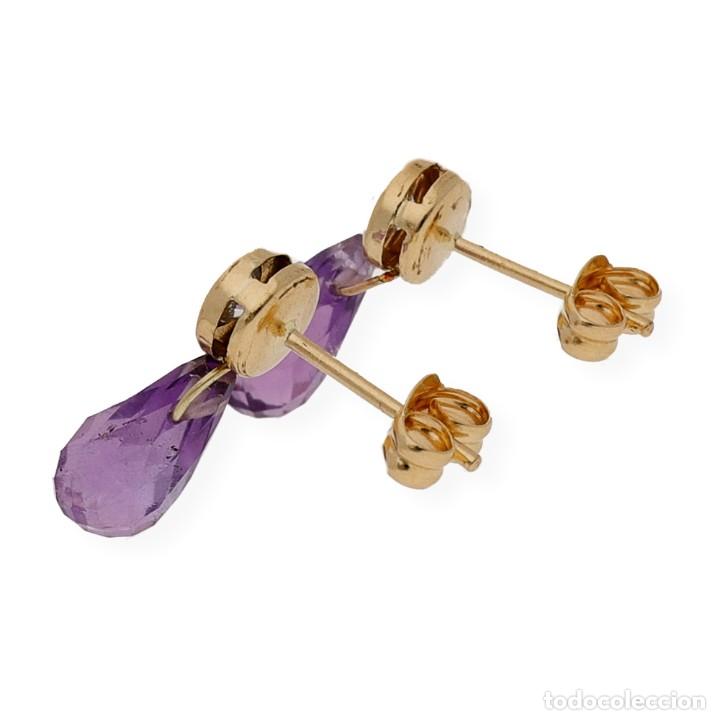Joyeria: PENDIENTES DE ORO / CIRCONITAS / AMATISTA - Foto 5