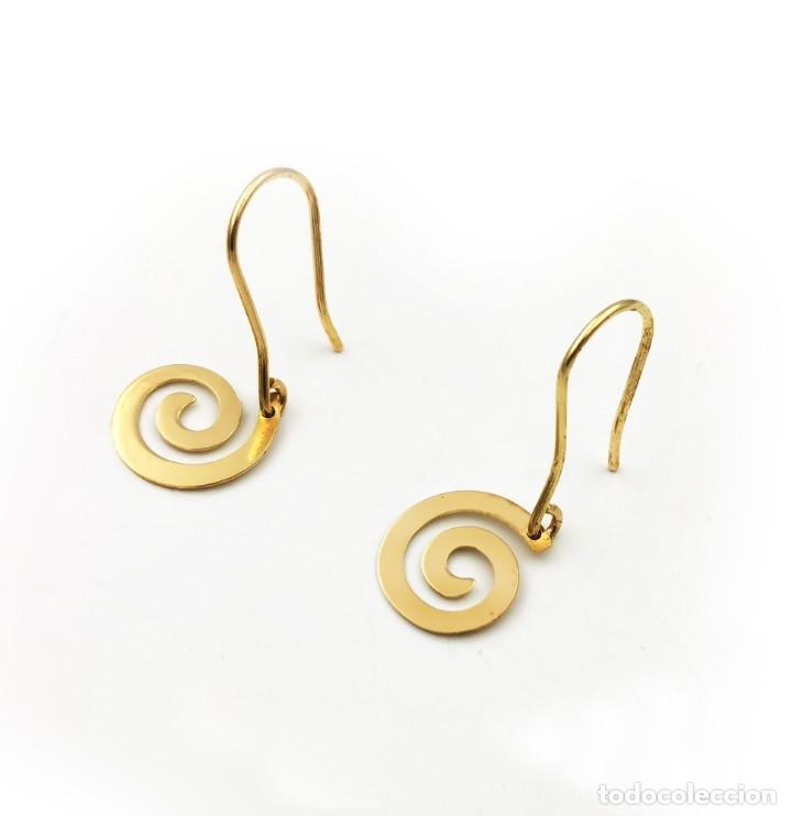Joyeria: PENDIENTES DE ORO EN FORMA DE ESPIRAL - Foto 2