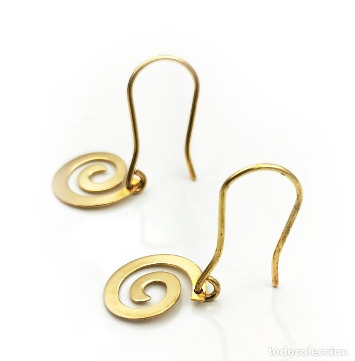 Joyeria: PENDIENTES DE ORO EN FORMA DE ESPIRAL - Foto 3