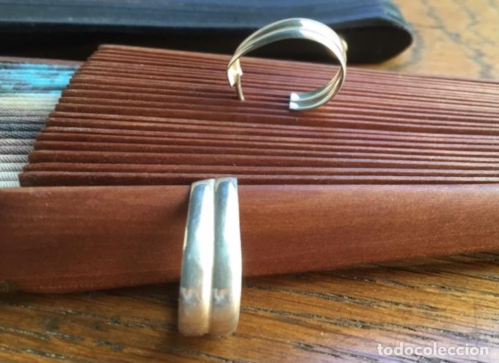 Joyeria: PENDIENTES DE PLATA DE LEY. ARETES. AROS - Foto 1