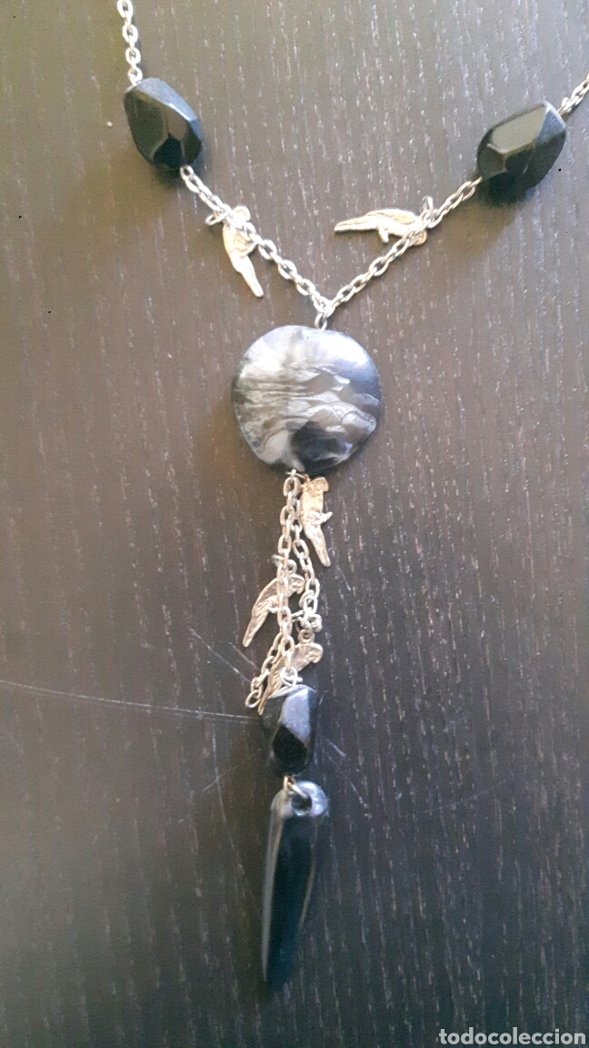 Joyeria: Collar largo plateado americano - Foto 2