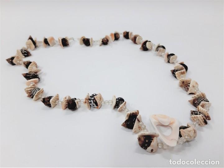 Joyeria: Collar vintage de conchas y mejillones - Foto 2