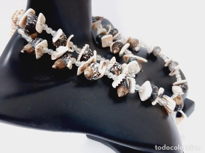 Joyeria: Collar vintage de conchas y mejillones - Foto 3