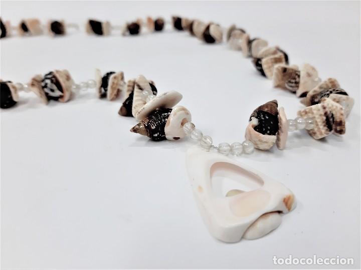 Joyeria: Collar vintage de conchas y mejillones - Foto 4