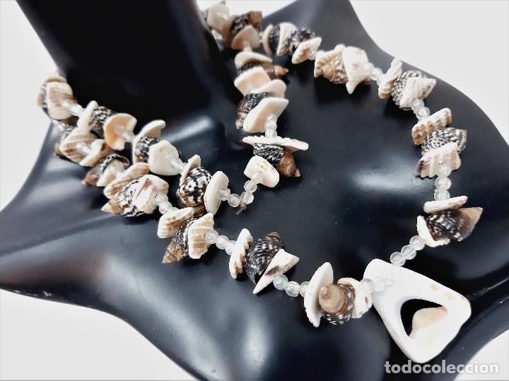 Joyeria: Collar vintage de conchas y mejillones - Foto 5