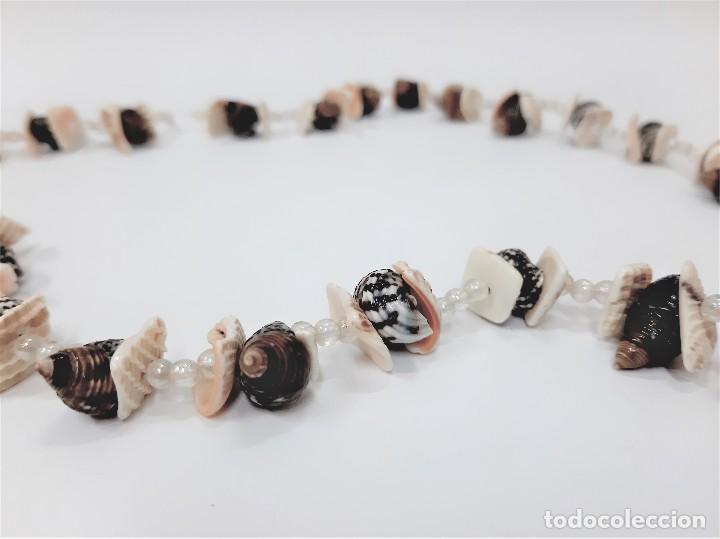 Joyeria: Collar vintage de conchas y mejillones - Foto 6