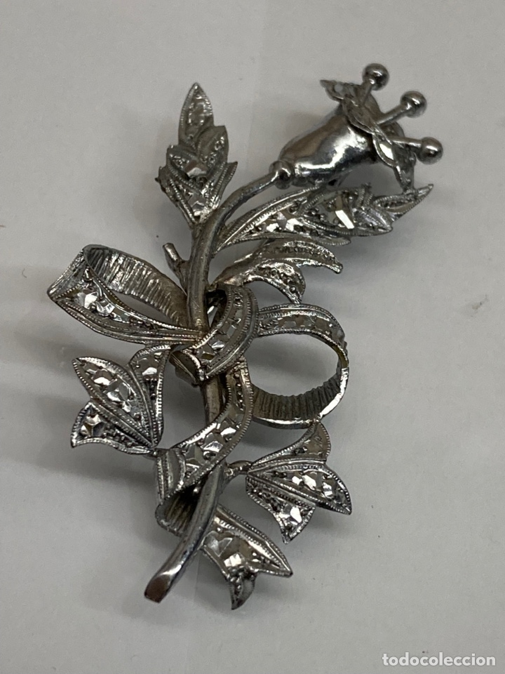 Joyeria: Broche de plata tipo flor - Foto 2
