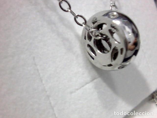 Joyeria: cadena y colgante en oro blanco 18 kts - Foto 3