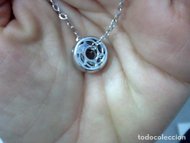 Joyeria: cadena y colgante en oro blanco 18 kts - Foto 5