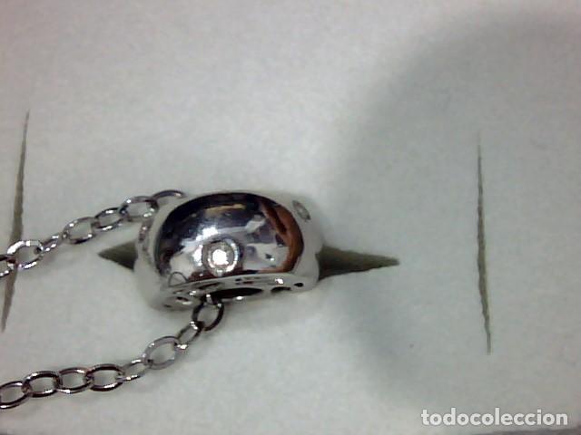 Joyeria: cadena y colgante en oro blanco 18 kts - Foto 7