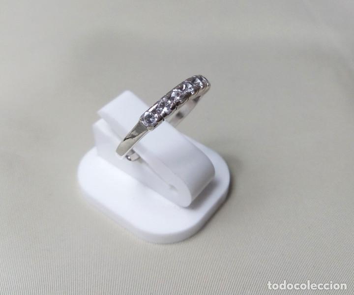Joyeria: Anillo de plata de ley con circonitas - Talla 11 - Foto 2