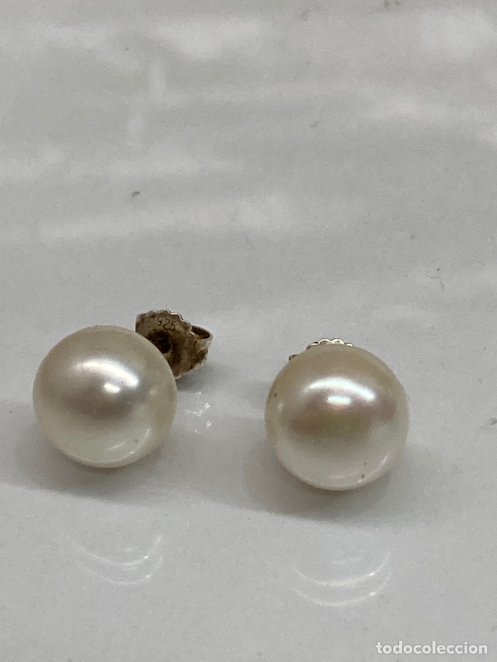 Joyeria: Pendientes de plata y perlas - Foto 1