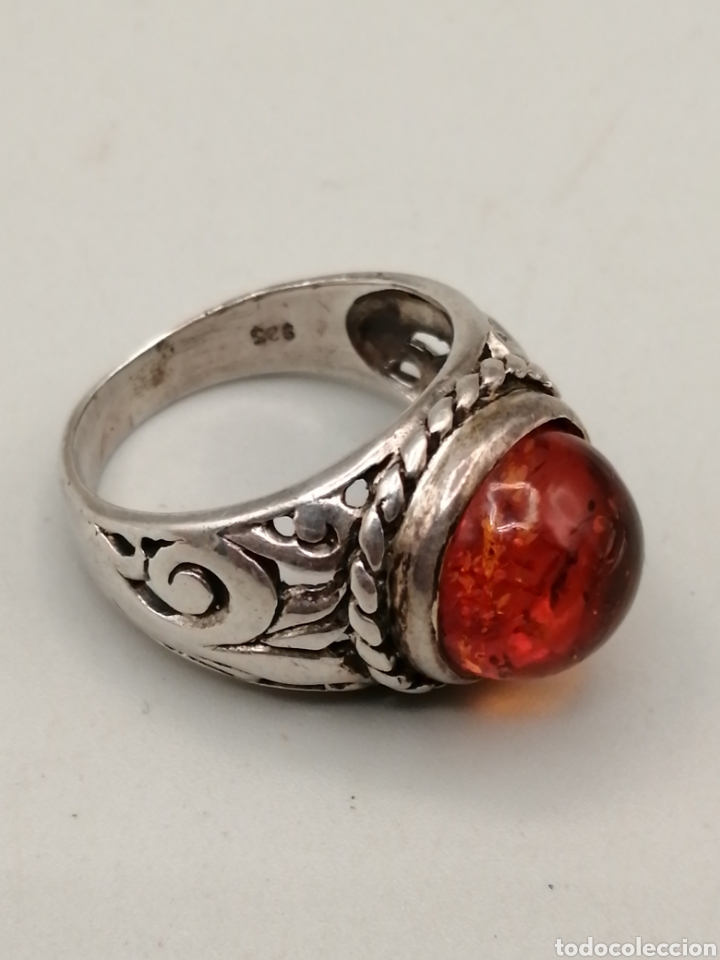 Joyeria: Anillo plata y &aacute;mbar - Foto 2