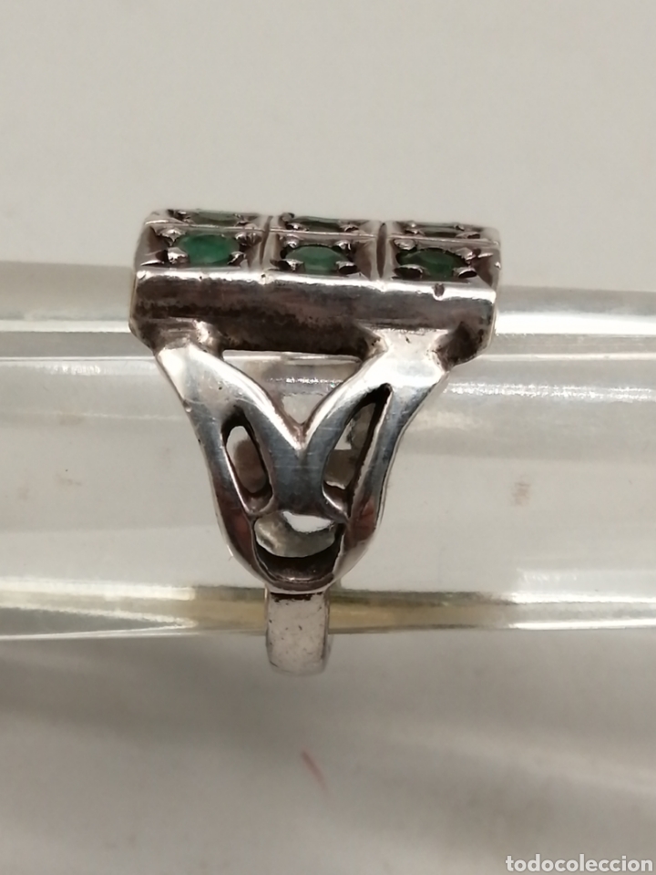 Joyeria: Anillo plata 925mls y esmeraldas - Foto 2