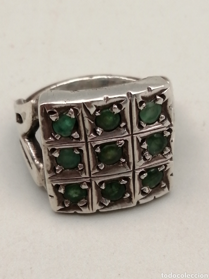 Joyeria: Anillo plata 925mls y esmeraldas - Foto 3
