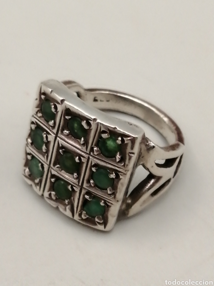 Joyeria: Anillo plata 925mls y esmeraldas - Foto 4