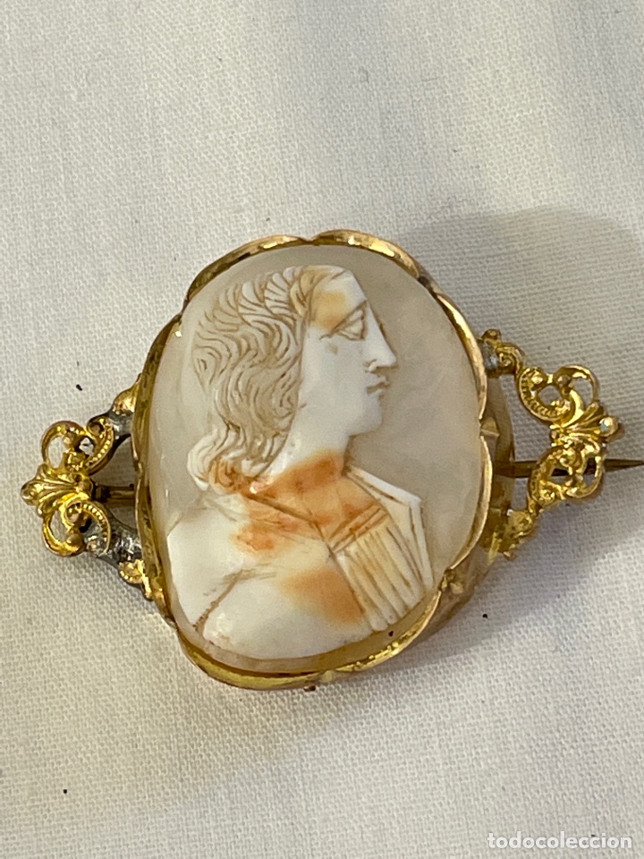 Joyeria: Broche camafeo de oro de 9K siglo XIX - Foto 3