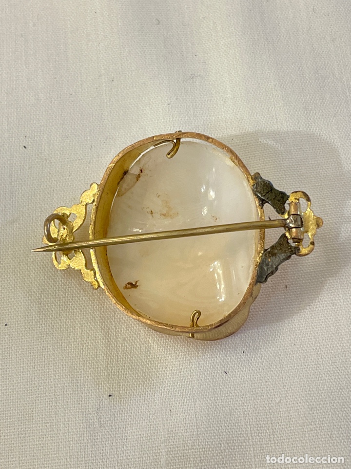 Joyeria: Broche camafeo de oro de 9K siglo XIX - Foto 4