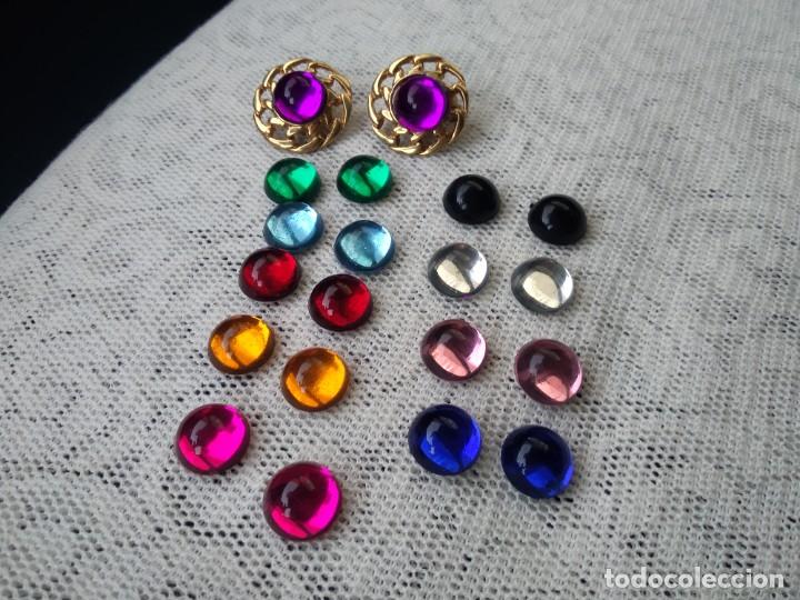 Joyeria: pendientes clip iman para cambio de color - Foto 6