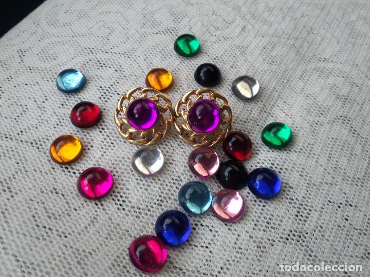 Joyeria: pendientes clip iman para cambio de color - Foto 4