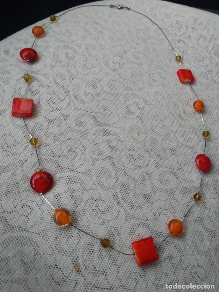 Joyeria: collar vidrio y plata fina - Foto 1