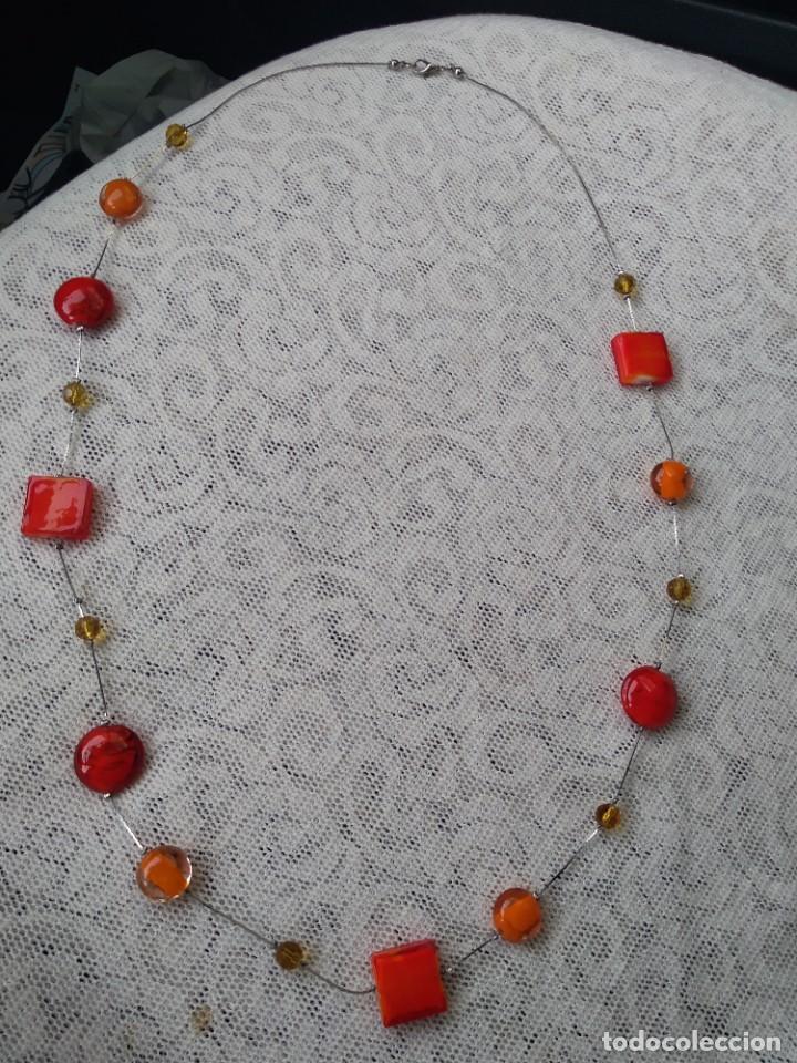 Joyeria: collar vidrio y plata fina - Foto 4