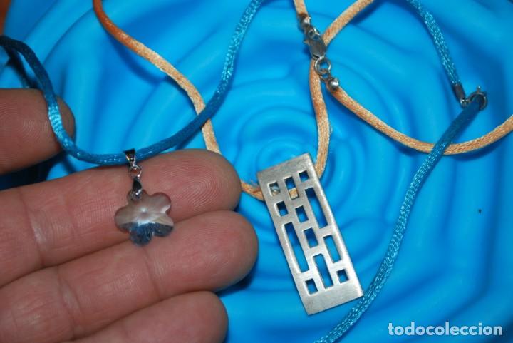 Joyeria: Lote de Dos colgantes de plata. - Foto 2