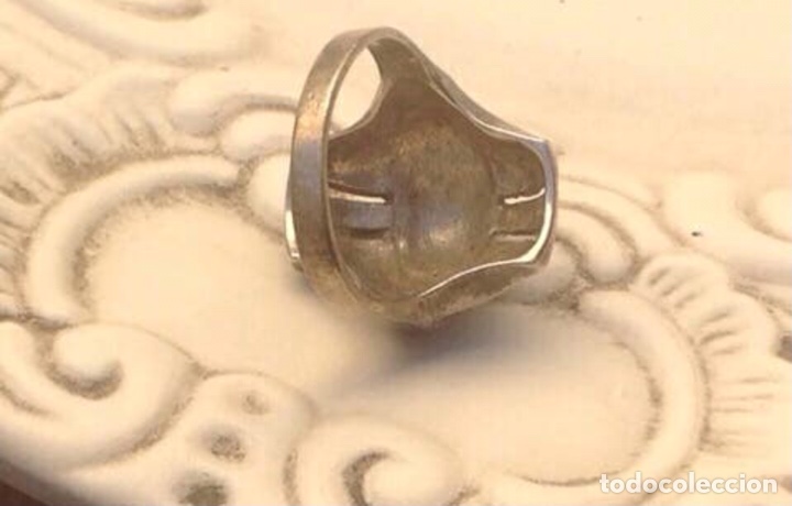 Joyeria: ANTIGUO ANILLO de PLATA. Contraste 925 - Foto 4