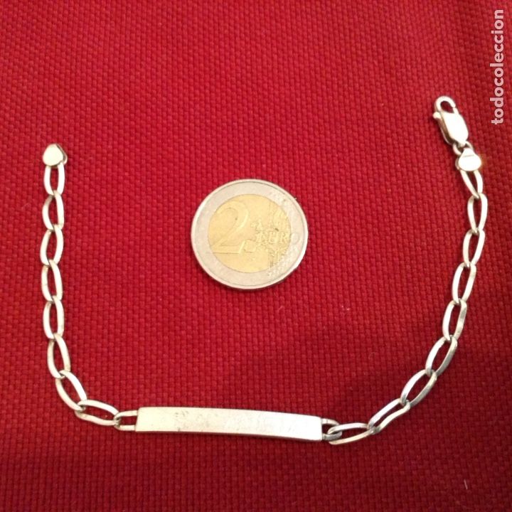 Joyeria: PULSERA DE PLATA DE LEY CON INSCRIPCION 6,7 g - Foto 1
