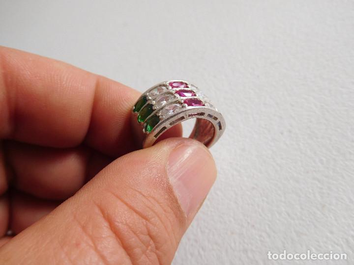 Joyeria: Anillo de plata y piedras 925 - Foto 1