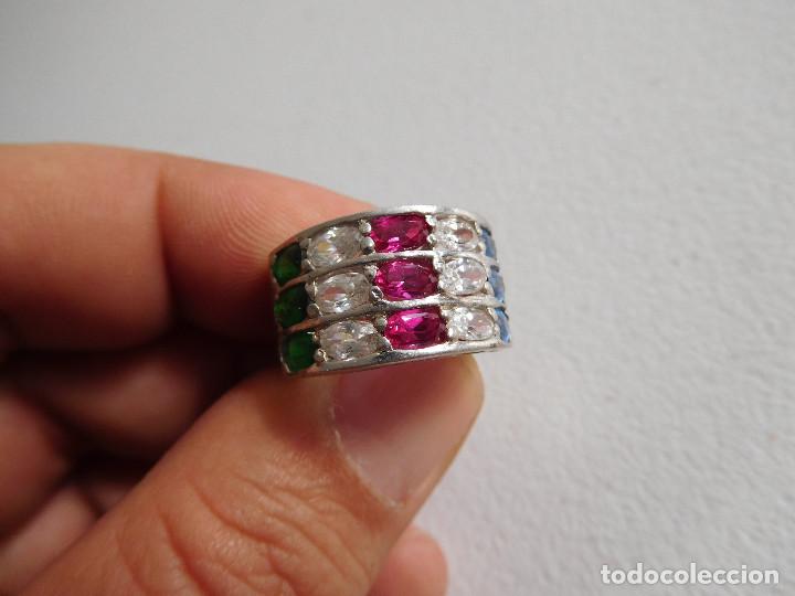 Joyeria: Anillo de plata y piedras 925 - Foto 3