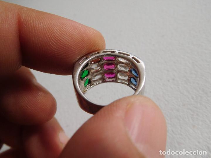 Joyeria: Anillo de plata y piedras 925 - Foto 5