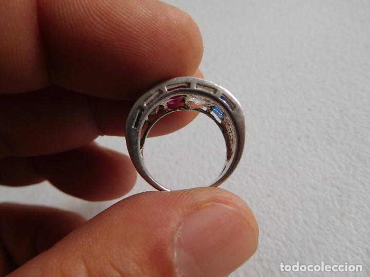 Joyeria: Anillo de plata y piedras 925 - Foto 6
