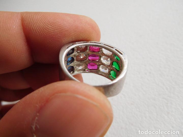 Joyeria: Anillo de plata y piedras 925 - Foto 7