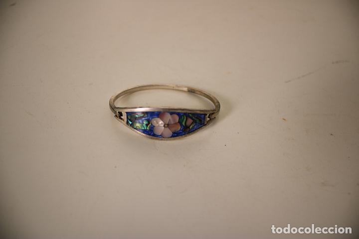 Joyeria: pulsera en plata de ley con nacar - Foto 1