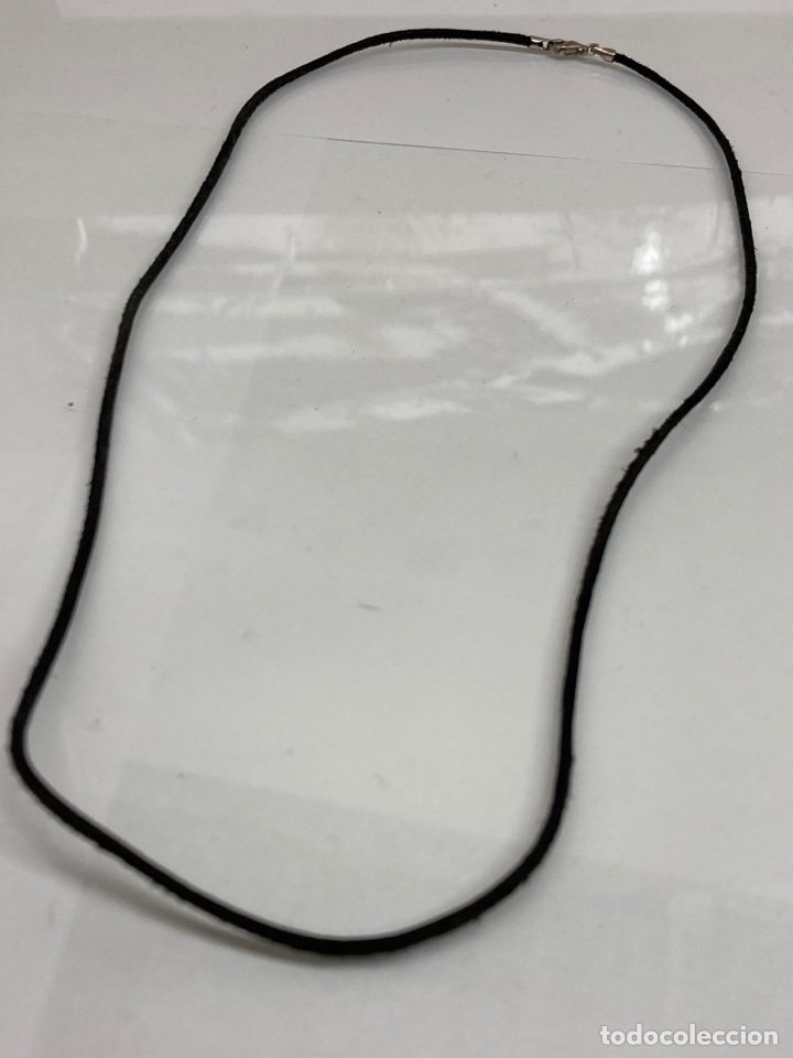 Joyeria: Collar de plata y caucho - Foto 1