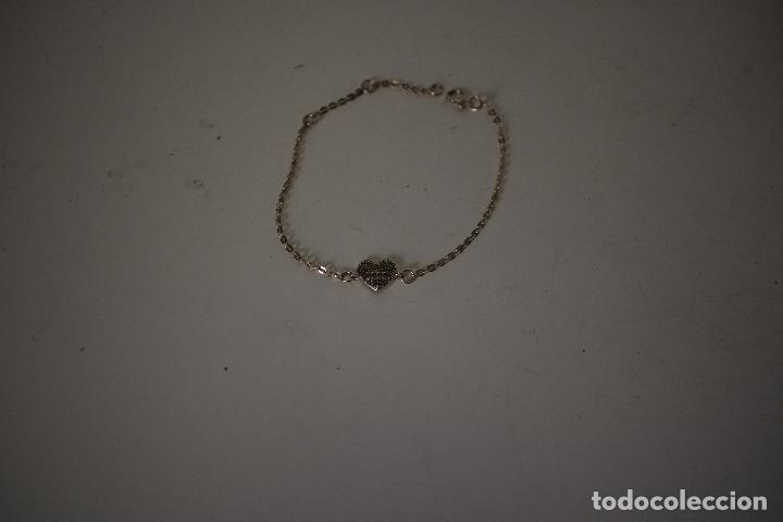 Joyeria: pulsera con corazon plata 925 - Foto 2