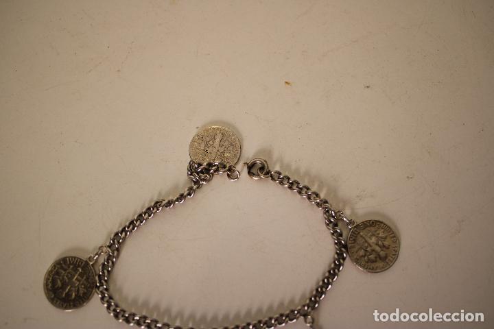 Joyeria: pulsera monedas plata - Foto 3