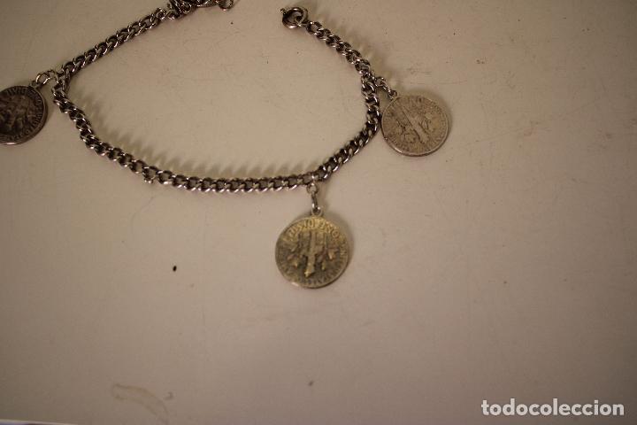 Joyeria: pulsera monedas plata - Foto 5