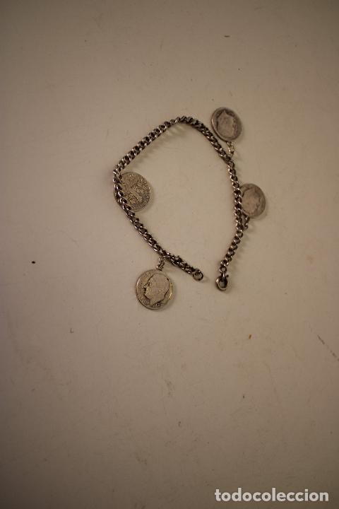 Joyeria: pulsera monedas plata - Foto 6